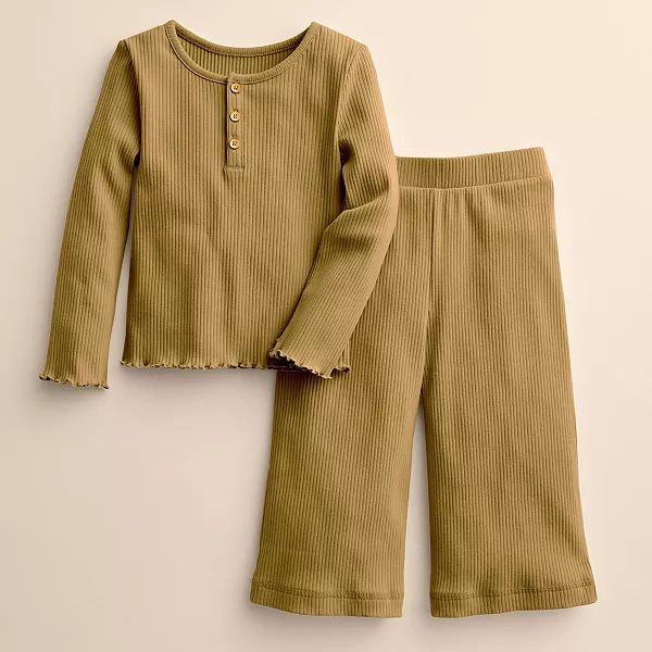 Baby & Toddler Little Co. by Lauren Conrad Henley Top & Pants Set | Kohl's