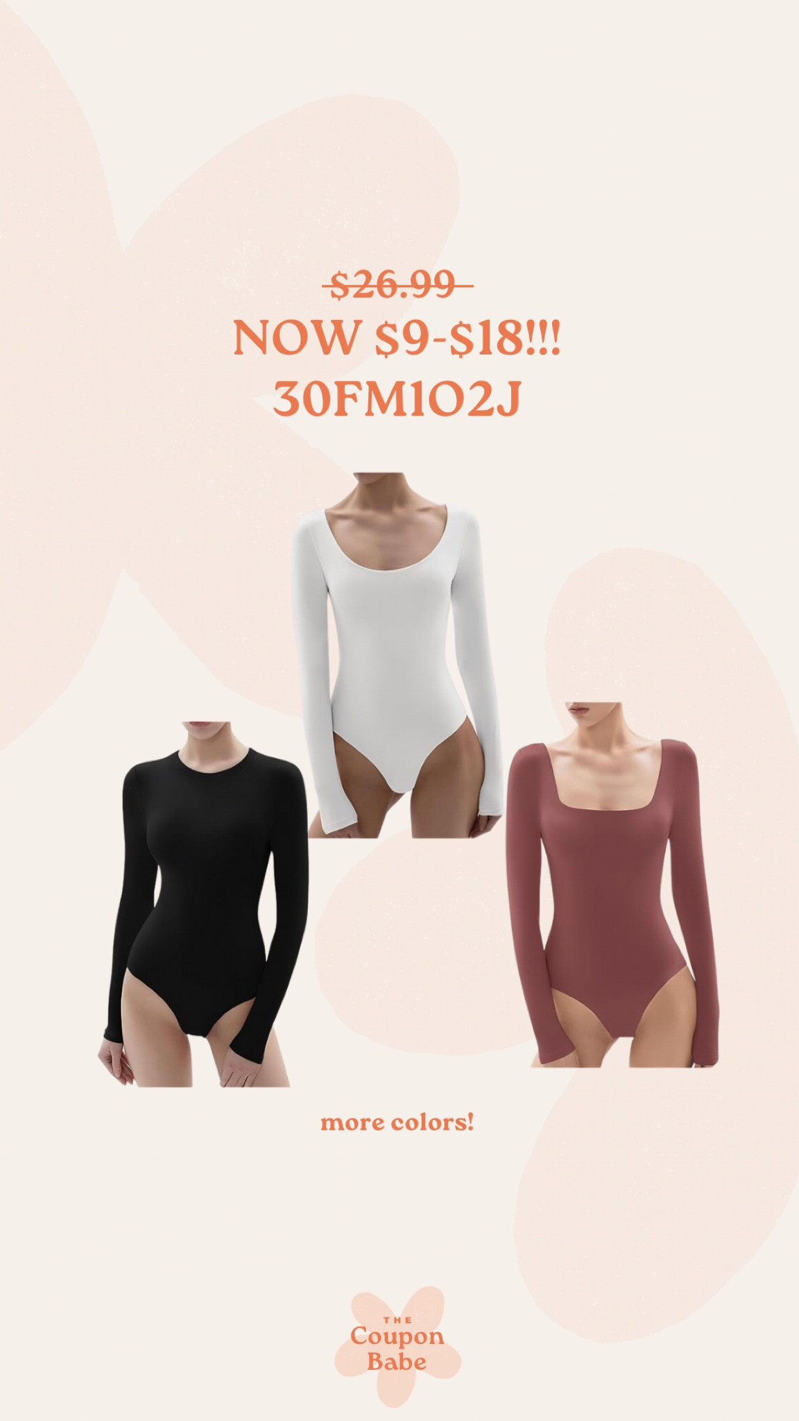 30FM1O2J

Affordable bodysuits on Amazon! 

Bodysuits, fall shirts, fall outfits 

#LTKplussize #LTKmidsize #LTKstyletip