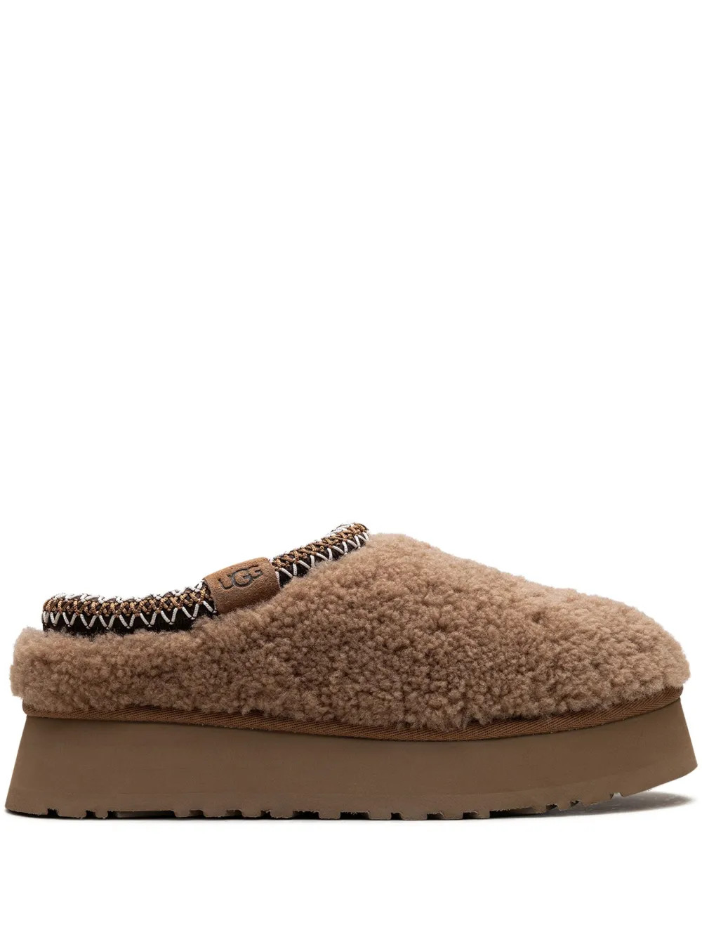 Tazz Maxi Curly "Chestnut" slippers | Farfetch Global