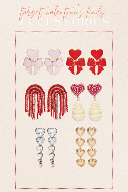 Target has the cutest heart, pink and red earrings for valentines ♥️

#LTKstyletip #LTKSeasonal