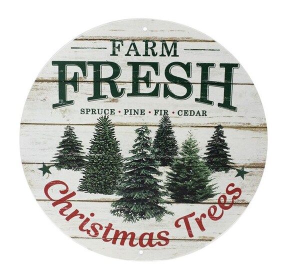 Farm Fresh Christmas Trees Sign 12 Christmas Tree Sign | Etsy | Etsy (CAD)