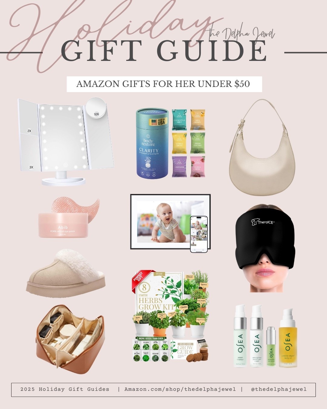 Amazon holiday gift ideas for her, under $50!

Gifts for her, Amazon gifts, affordable gifts 

#LTKGiftGuide #LTKHoliday #LTKFindsUnder50