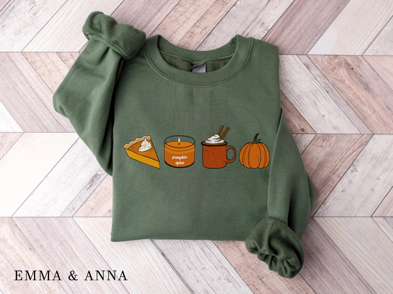 Fall Sweatshirt for Women, Pumpkin Spice Sweatshirt, Pumpkin Sweatshirt, Fall Sweater, Fall Crewn... | Etsy (US)