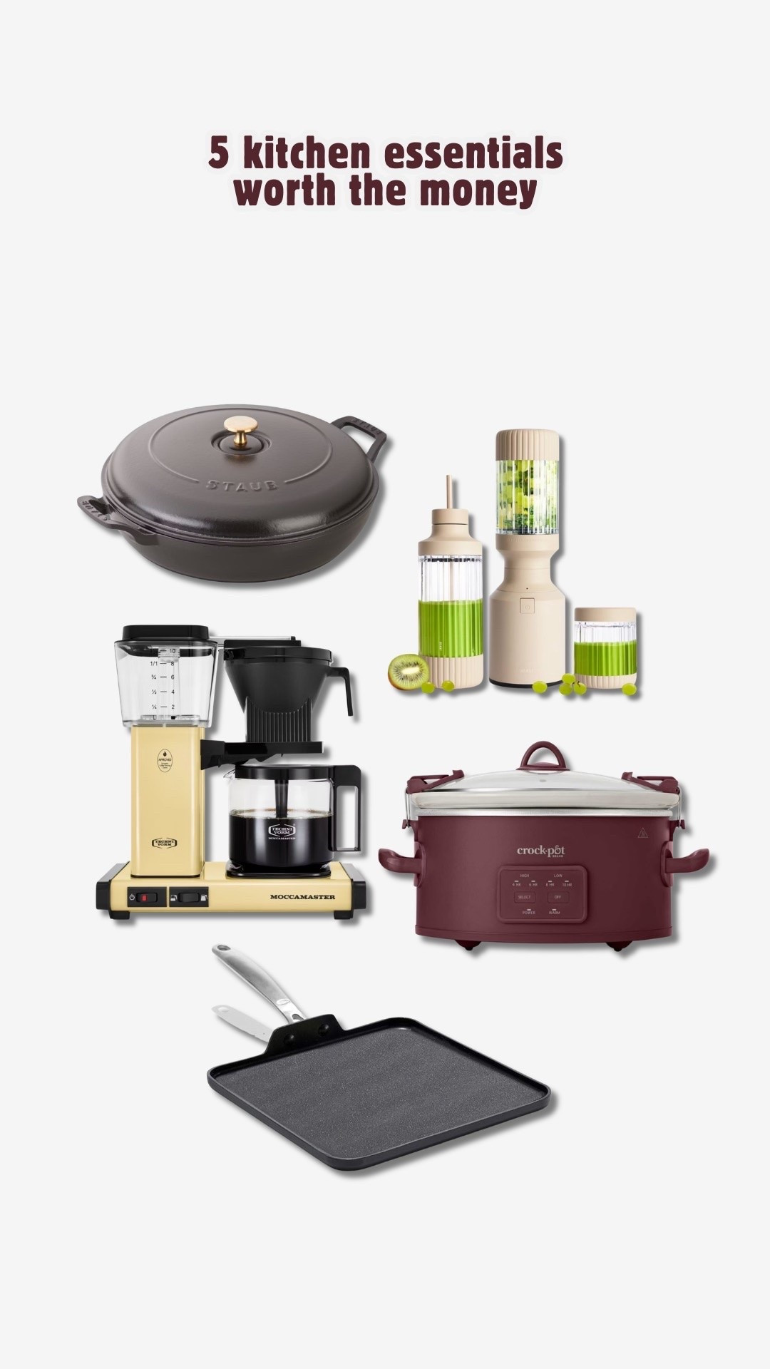 my top 5 fave kitchen essentials!

#LTKHome #LTKfoodie