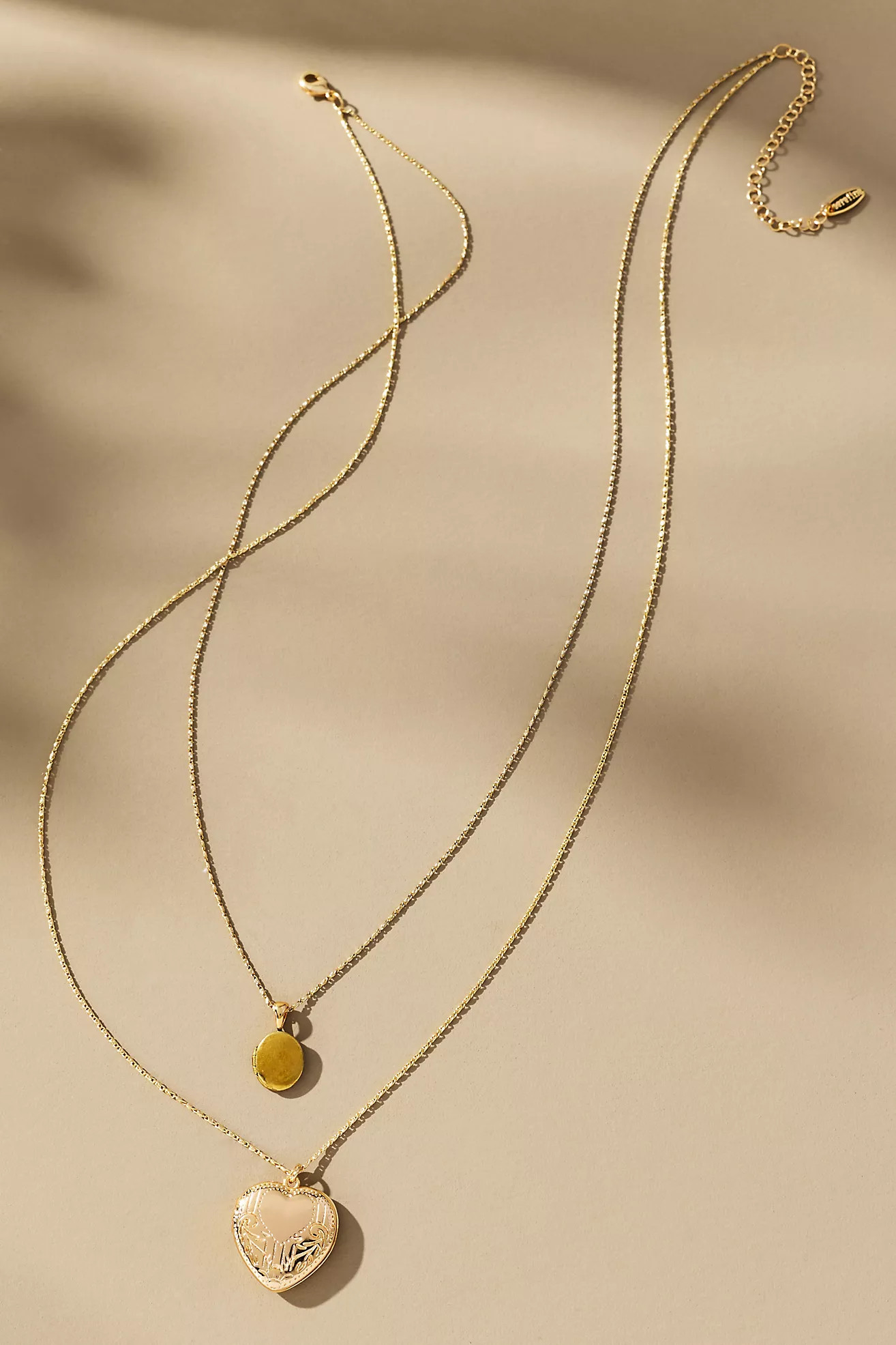 Layered Heart Charm Necklace | Anthropologie (US)