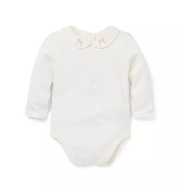 Baby Bow Collared Bodysuit | Janie and Jack
