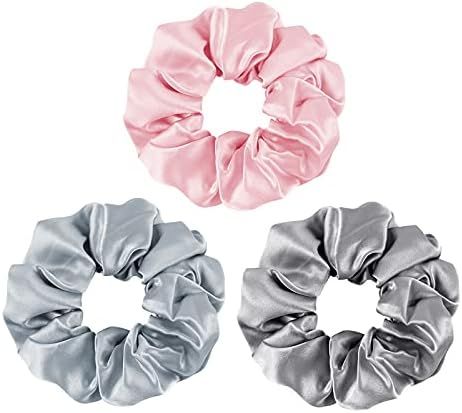 OLESILK 100% Pure Silk-Scrunchie for Women and Girls, Smooth for Curly Hair, Silk Donut Hair Ties... | Amazon (CA)