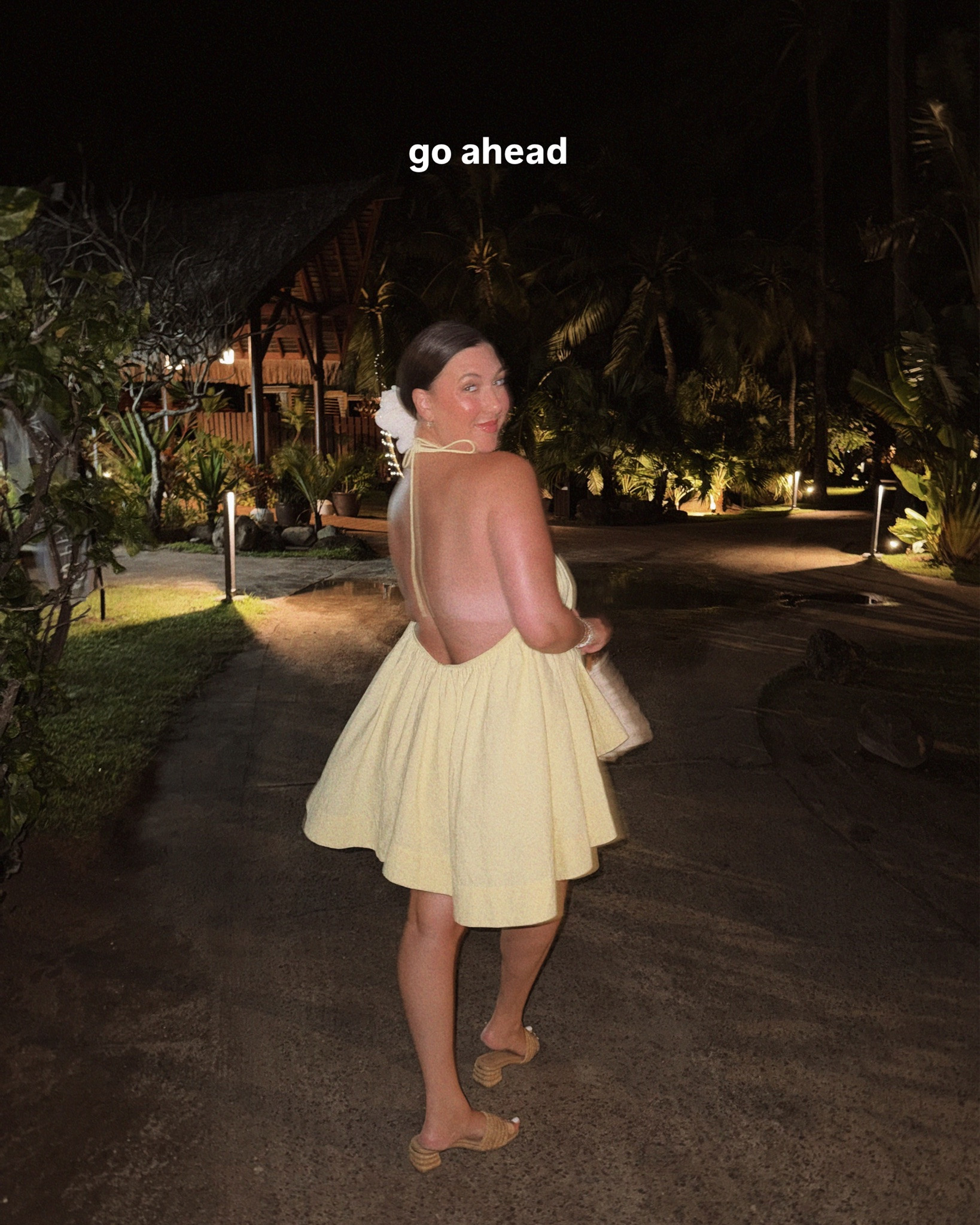 good girls will ask 🥰 comment DRESS for the link & sizing info! 

#midsize #vacationdress #weddingguestdress #yellowdress sundress, vacation outfit, wedding guest dress, midsize style, yellow dress, summer outfit
