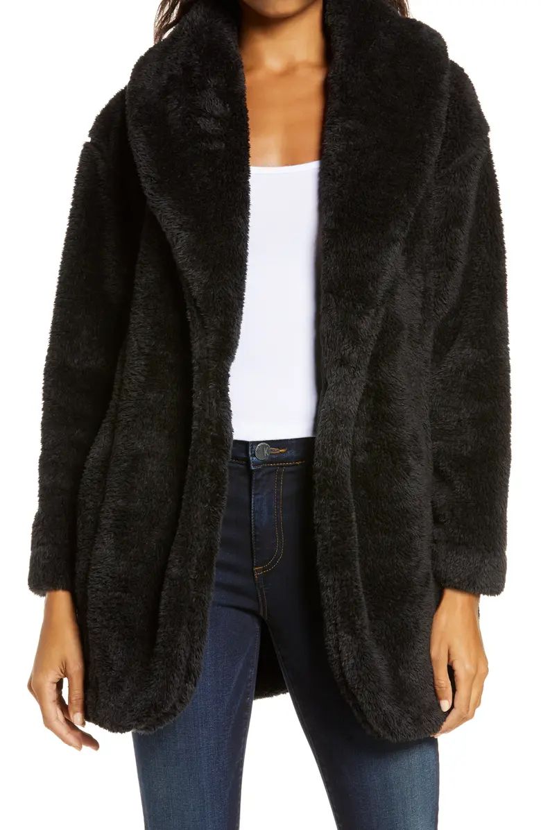 UGG® Annona Faux Shearling Travel Cardigan | Nordstrom | Nordstrom