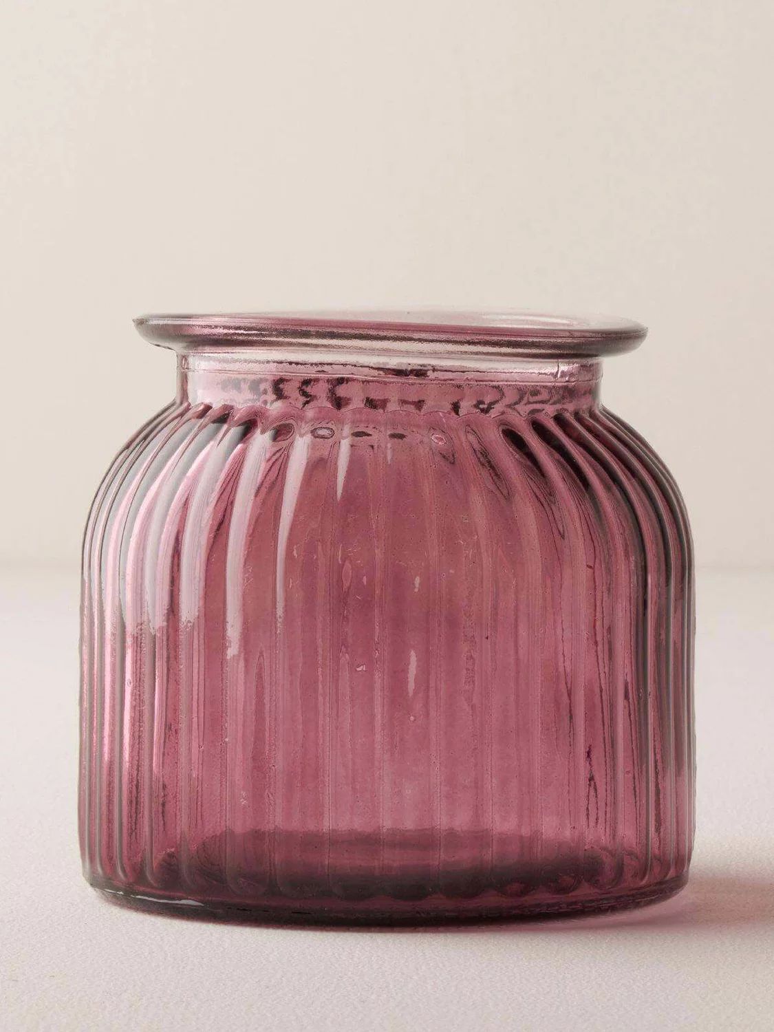 Glass Vase, H10cm, Grape | John Lewis (UK)