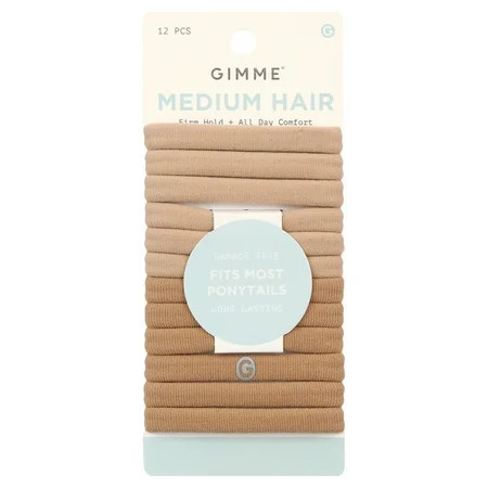 Gimme Beauty Medium Hair Bands 12ct Blonde | Walmart (US)