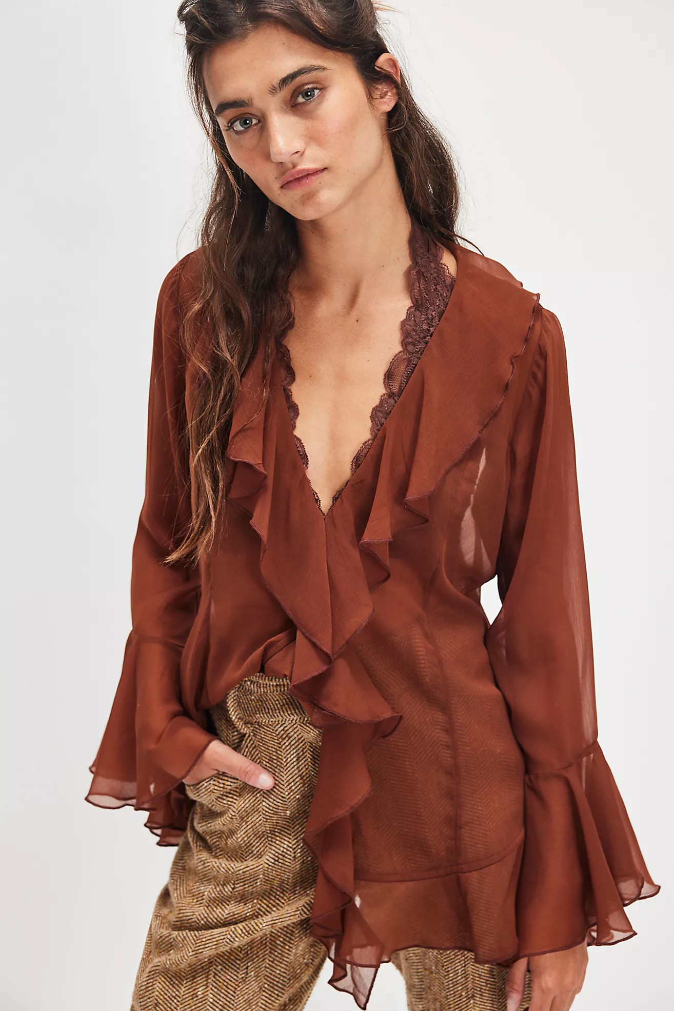 Bali Tulula Chiffon Top | Free People (Global - UK&FR Excluded)