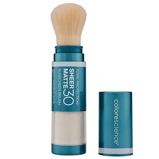 Colorescience Total Protection Sheer Matte SPF 30 Sunscreen Brush For Oily and Acne-Prone Skin, U... | Amazon (US)