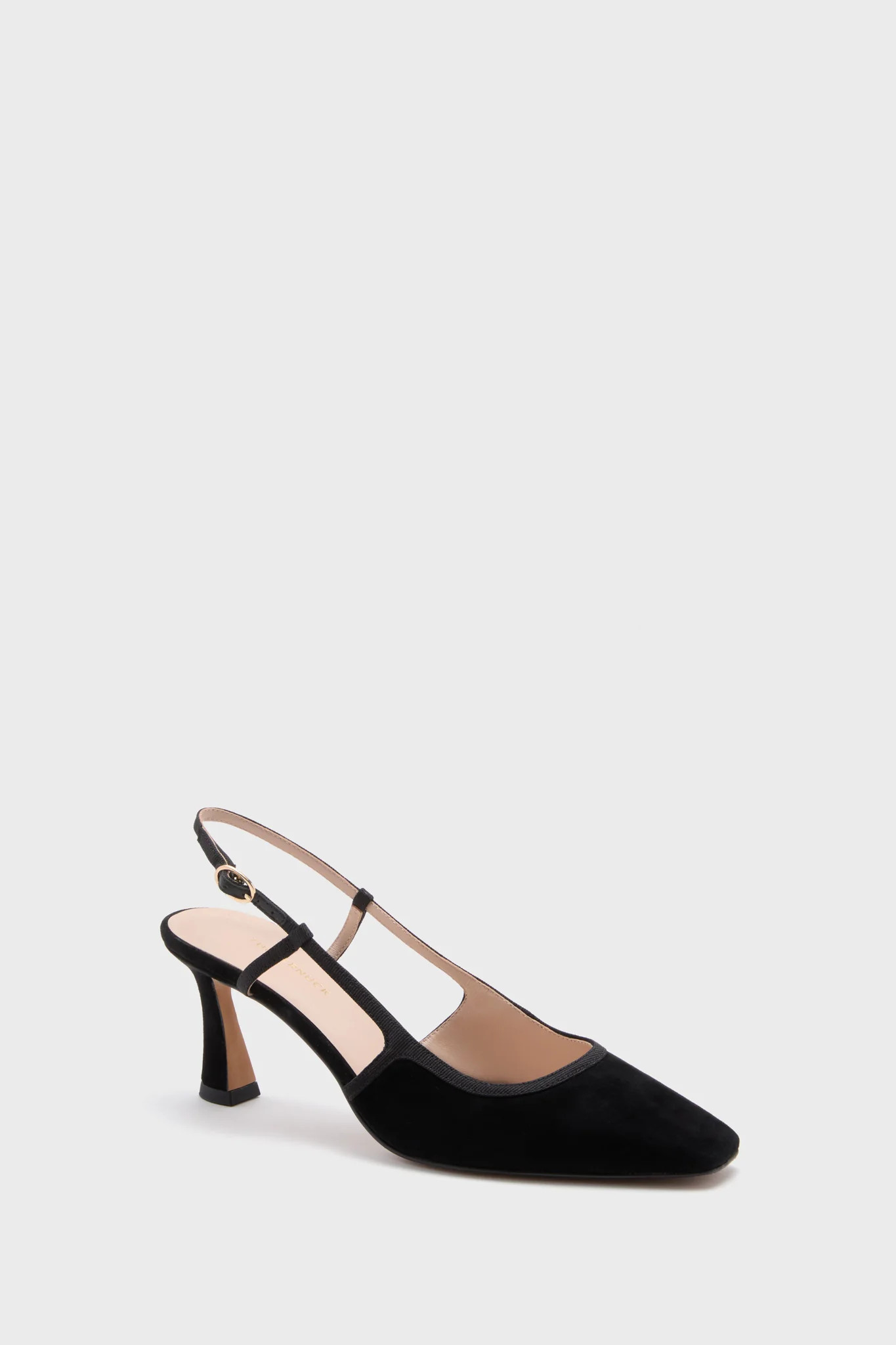 Nude Suede Lia Heels | Tuckernuck (US)