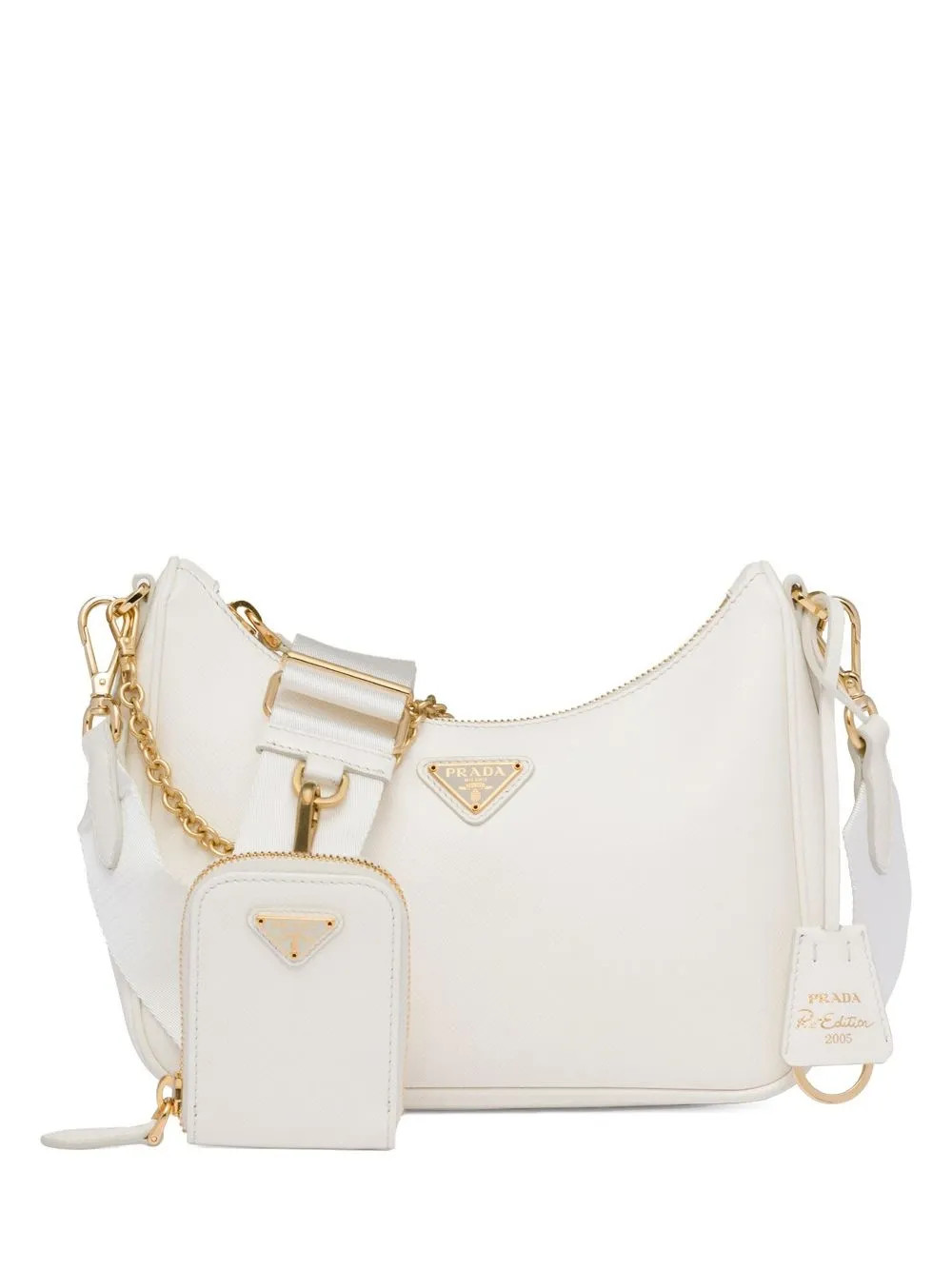 Bolsa de ombro em couro Re-Edition 2005 | Farfetch Global