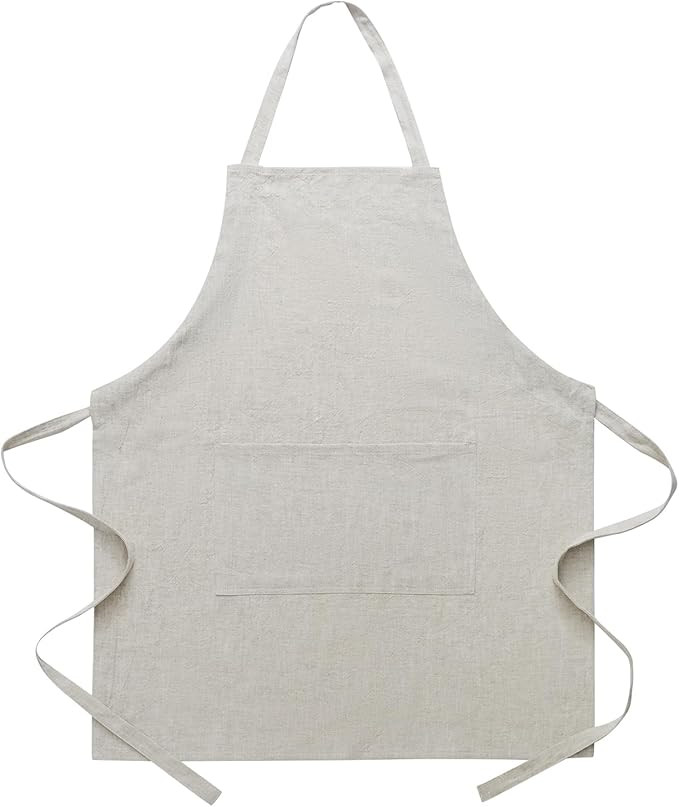 Cotton Linen Apron for Women - Adjustable Casual Apron with Pocktes, Great for Florist, Coffee Ho... | Amazon (US)