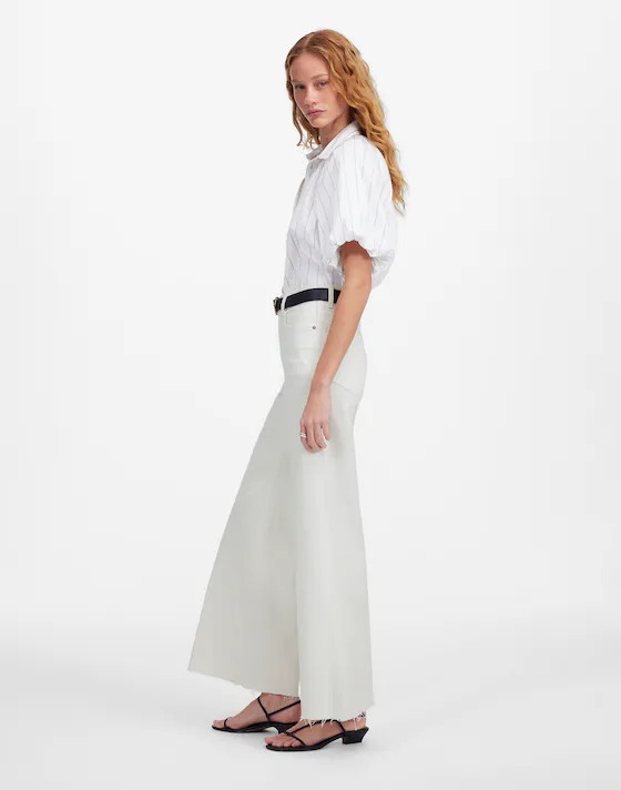 Flared Wide-Leg Crop Jeans | Madewell