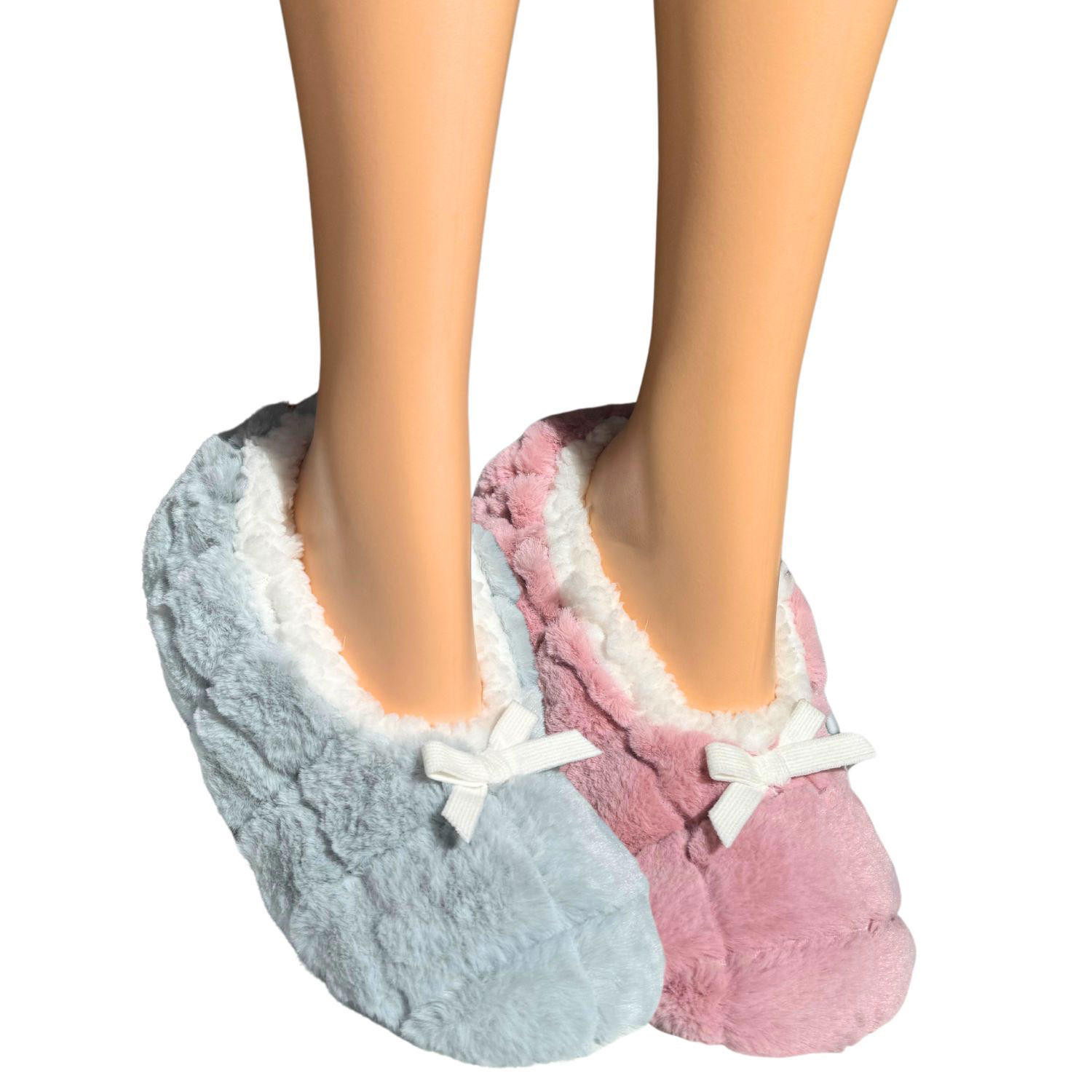 Brookstone Women's 2-Pack Cozy Slipper Sock | Sam's Club