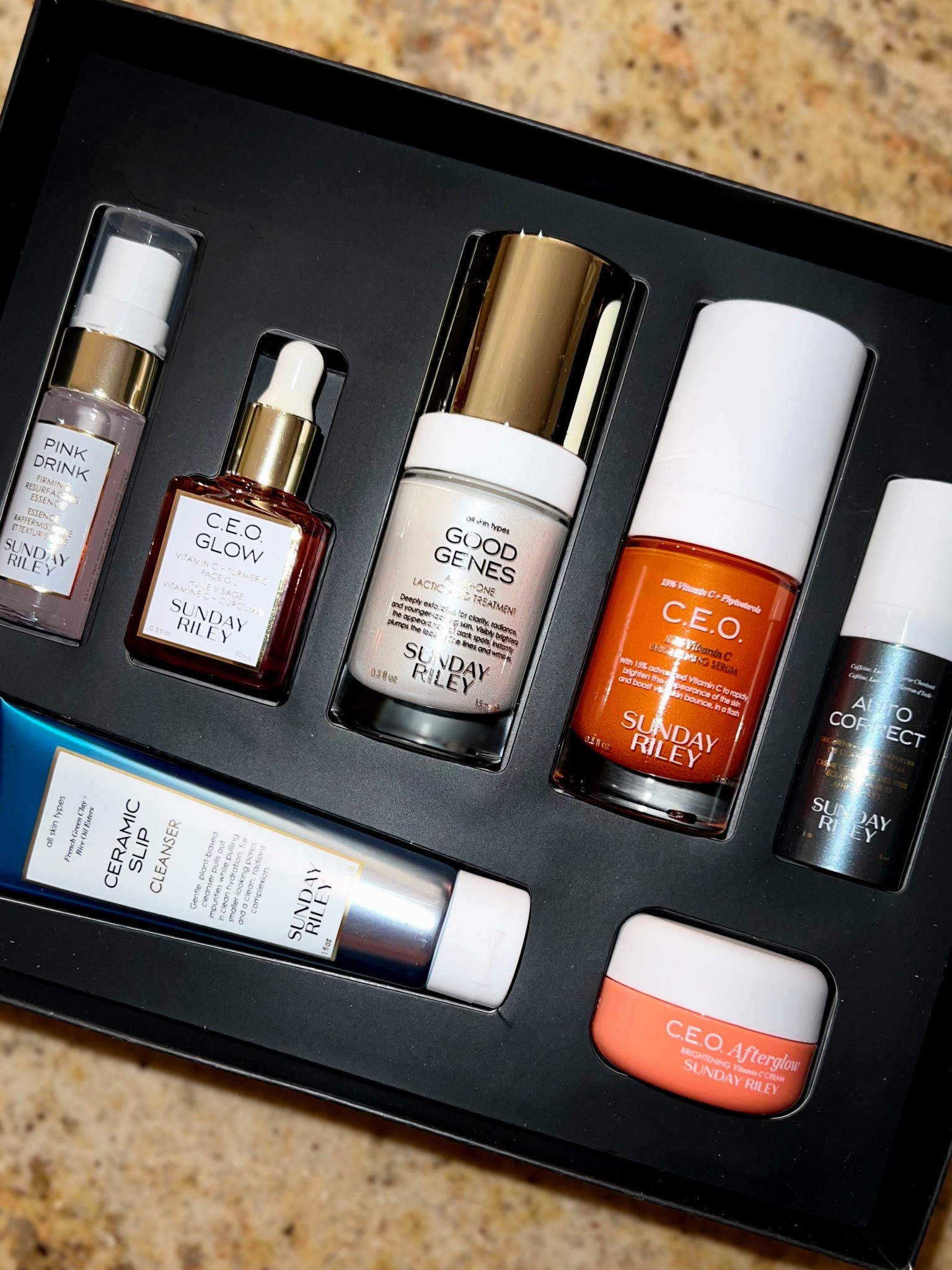 I absolutely love these products! This kit is the best way to try these products without spending a fortune on the full size items. I have sensitive skin and these have worked really well for me. I actually haven’t used these products in years, but recently decided I wanted to start again because my skin has been looking very dull lately. After just one day, my skin is already glowing. #ulta #skincare #sundayriley #skincareroutine #beautyrecommendations @ulta 

#LTKBeauty #LTKselfcare #LTKmorningroutine