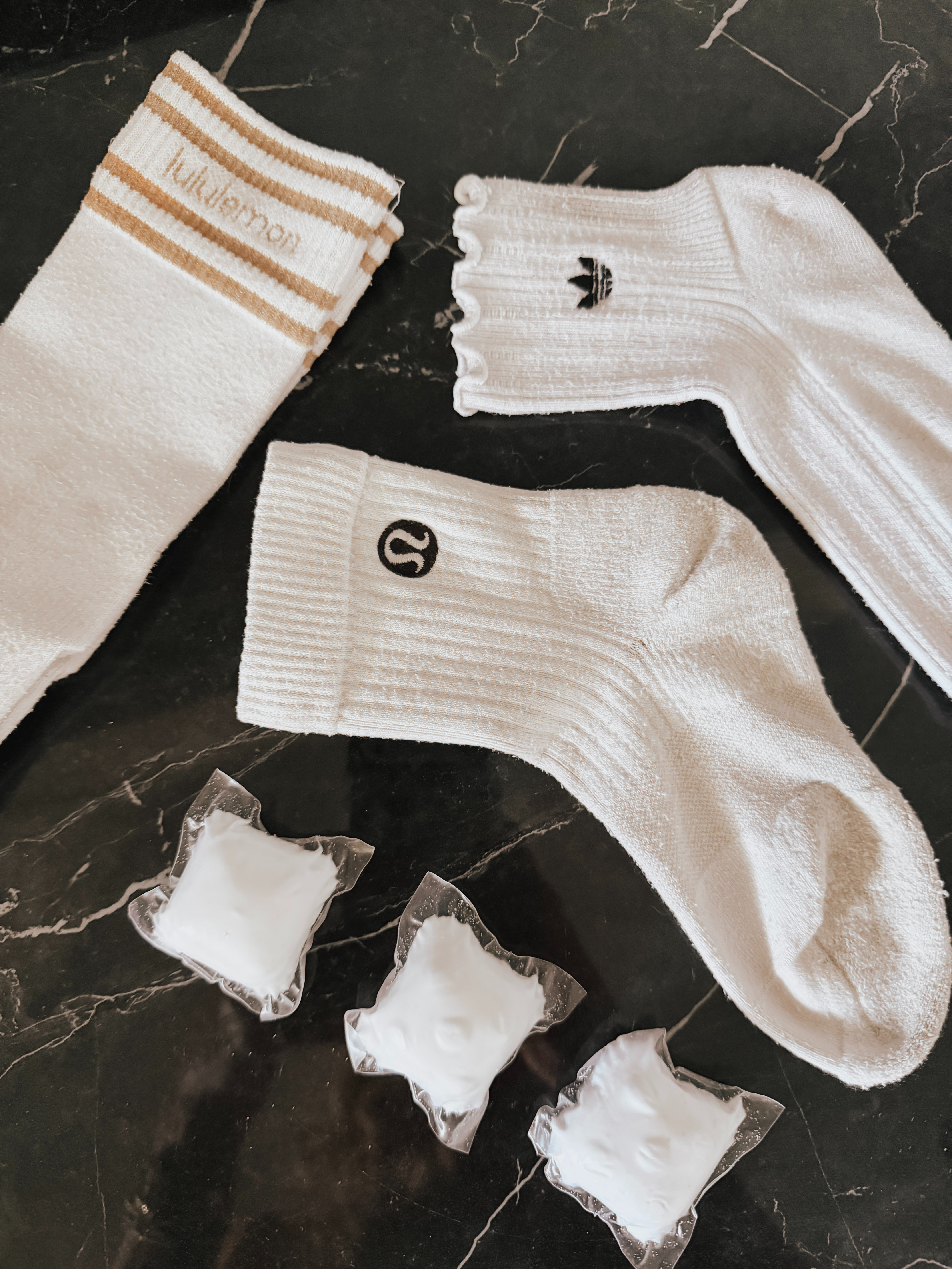 Favorite laundry day hack! 🤍 This works on white socks, towels, T-shirts, and just about any white clothing that needs a refresh. I was honestly shocked by the results🤍It made yellowed, dingy, and stained whites look so much brighter and everything looks new again! 

 #LTKHome