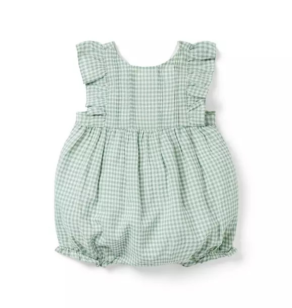 Baby Gingham Ruffle Romper | Janie and Jack