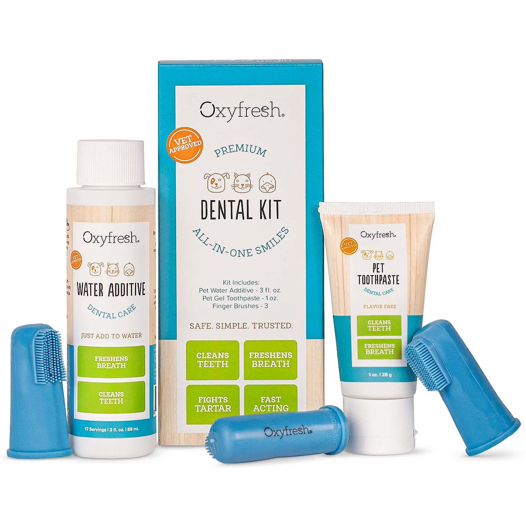 Oxyfresh Dog & Cat Dental Kit | Chewy