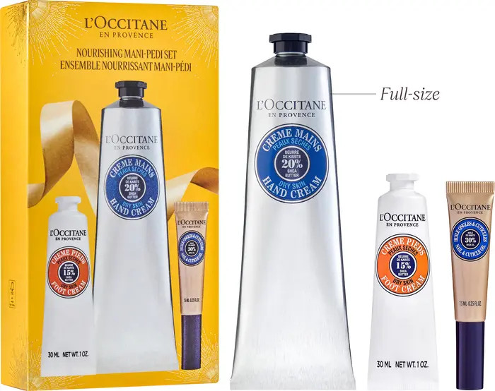 L'Occitane Nourishing Mani-Pedi Gift Set $67 Value | Nordstrom | Nordstrom