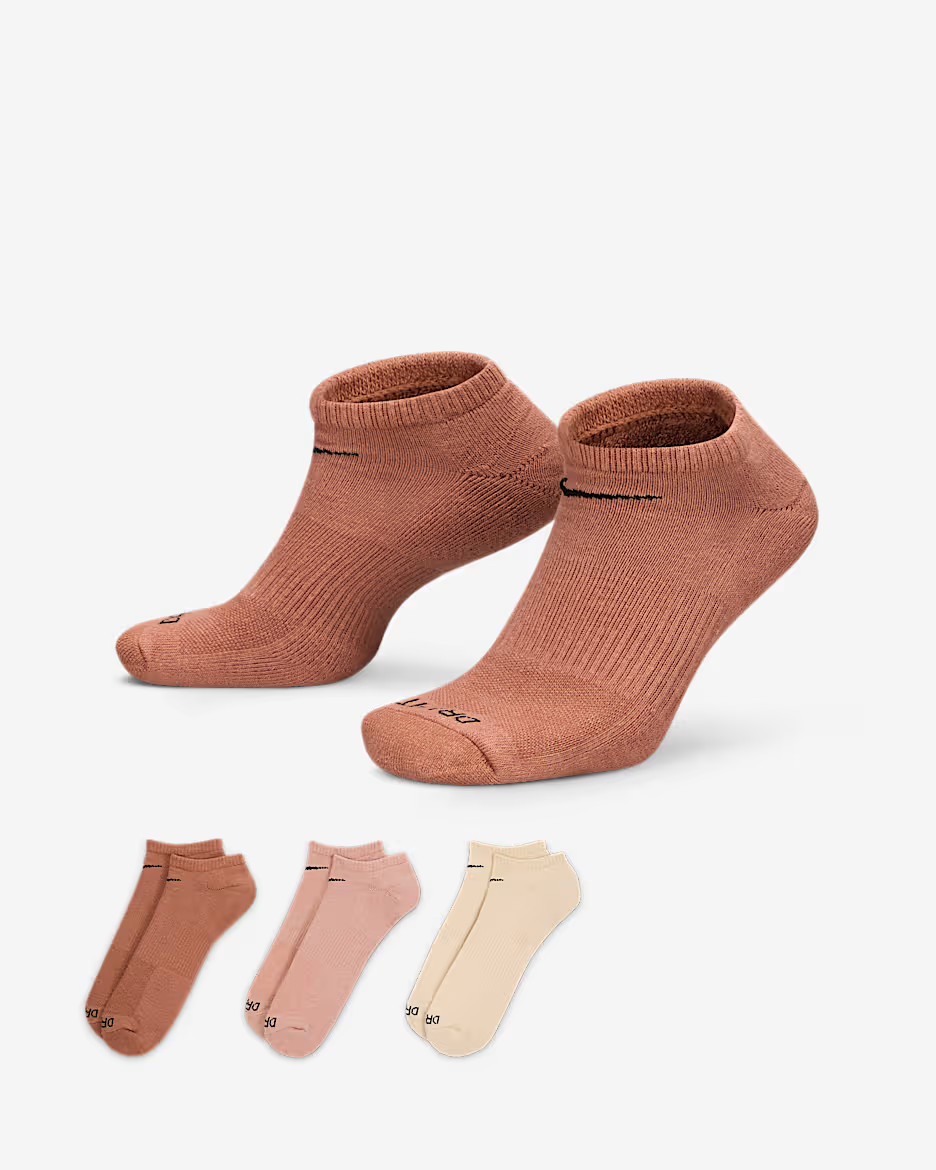 Nike Everyday Plus CushionTraining No-Show Socks (3 Pairs) | Nike (US)