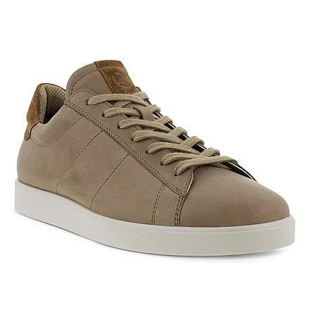 Men's ECCO® Street Lite Leather Trainer | Brown | ECCO UK