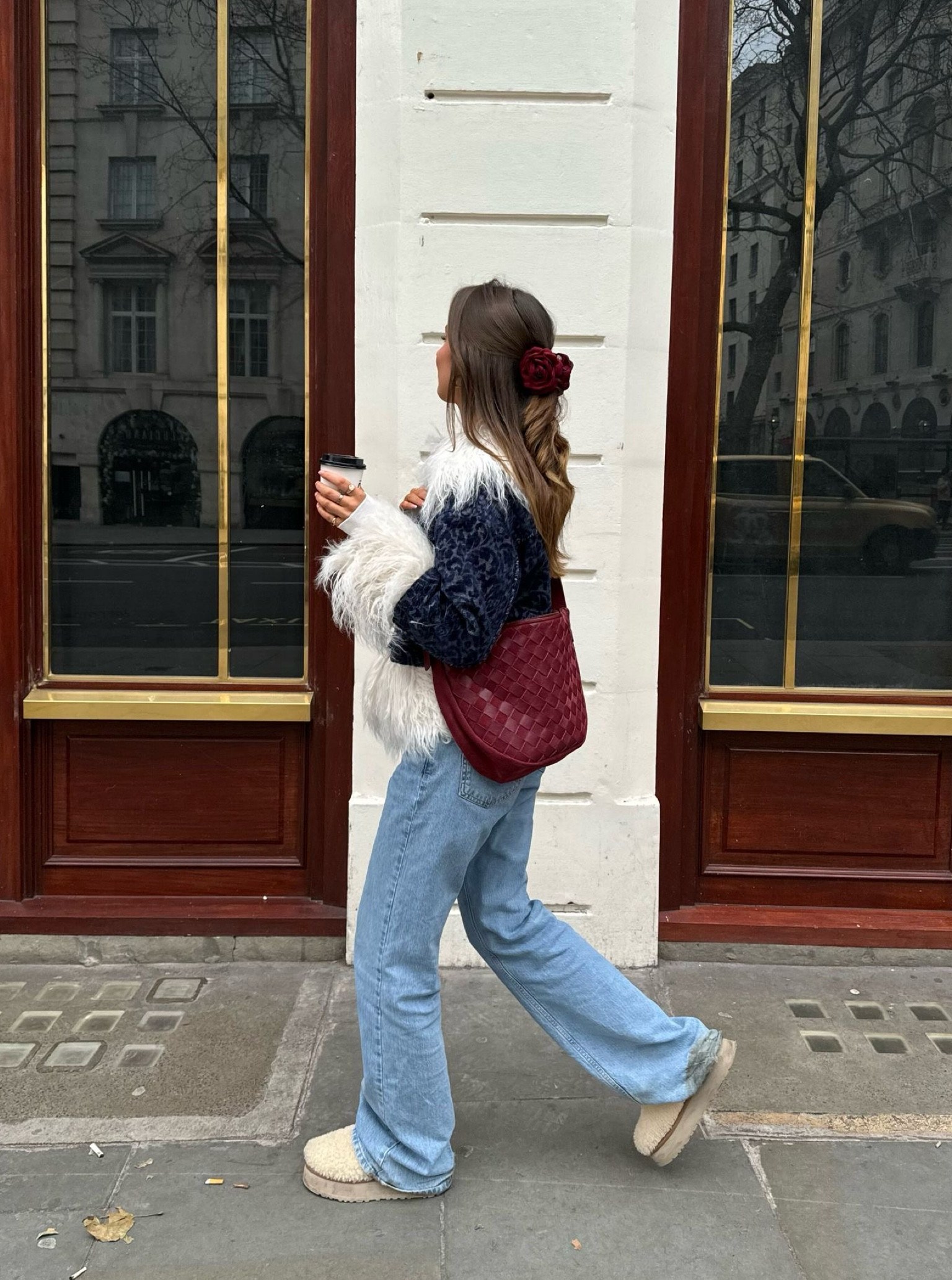 Free people, Na-kd, Asos, Anthropologie, Ugg, Matches, transitional outfit, transitional style, winter outfit, winter fashion, fur lined coat, faux fur coat, wide leg jeans, baggy jeans, hair clip, hair accessories, crossbody bag, woven leather bag, Ugg tazz, Ugg shearling slippers, winter outfit ideas, style inspiration 

#LTKstyletip #LTKeurope #LTKSeasonal