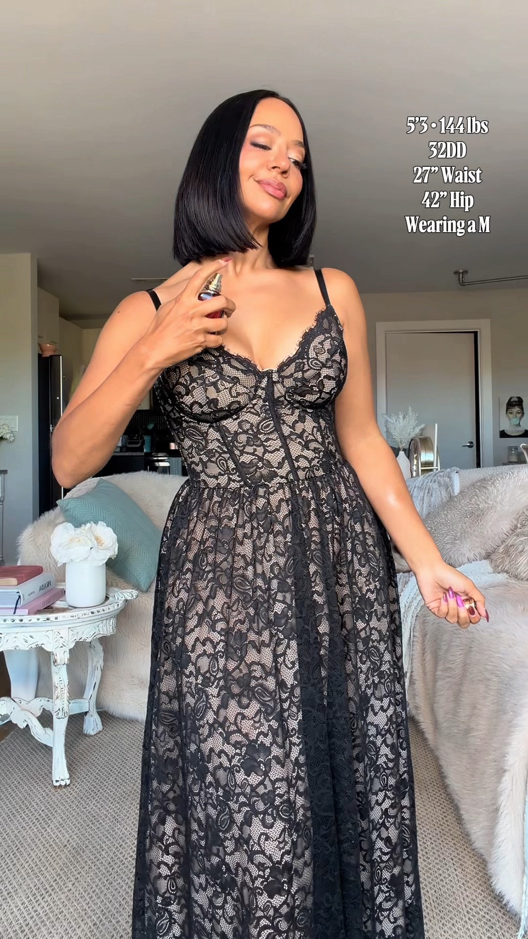 The prettiest lace wedding guest dress WITH built-in shapewear?! 💙✨ This @POPILUSH LLC  dress has the most flattering fit with gorgeous lace detailing, built-in shaping AND a built-in bra. Perfect for a fall wedding, cocktail party or any special occasion where you want to feel snatched without layering shapewear underneath! 🙌🏼

CODES TO SAVE ⬇️

❤️ 15% off orders over $120: marisa.15
❤️ 20% off orders over $150: marisa.20

#LTKWedding #LTKOver40 #LTKPetite