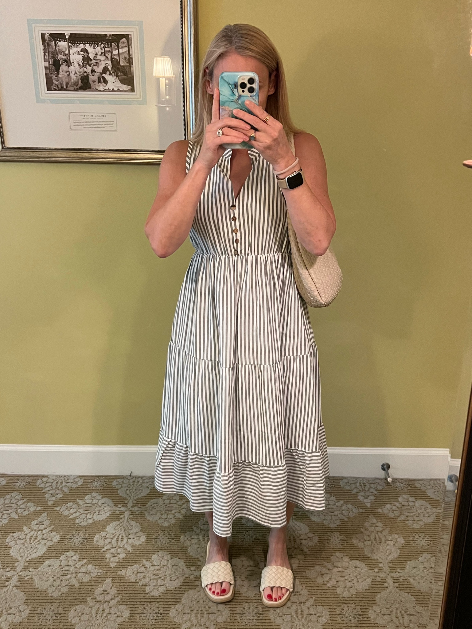 I have been wearing this dress on repeat all summer long. And guess what, I will be wearing it this fall as well, with layers! Can’t believe it’s from Amazon and it’s less than $40!

#LTKOver40 #LTKFindsUnder50 #LTKStyleTip