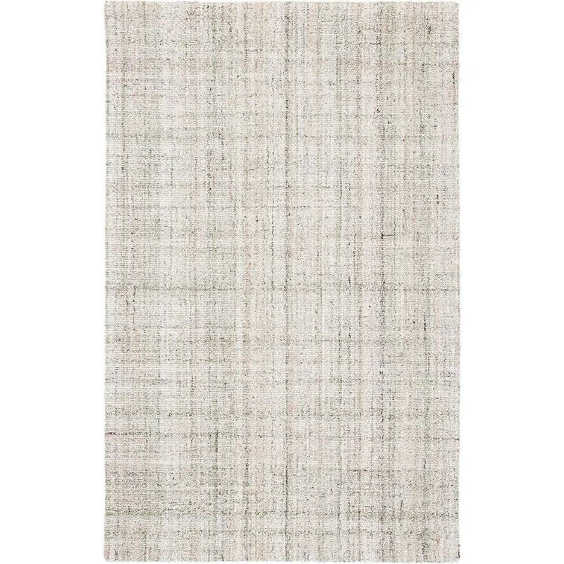Machine Washable Lavdim Handmade Tufted Wool Area Rug in Gray/White | Wayfair North America