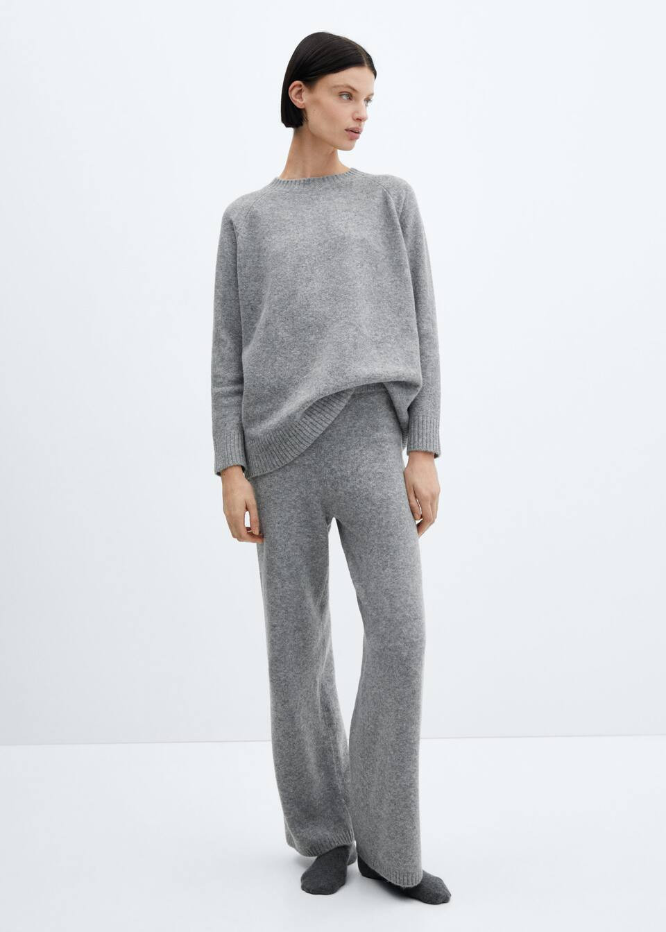 Oversize knit sweater | MANGO (US)