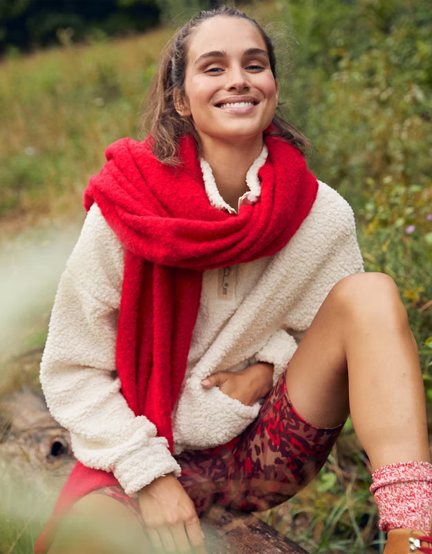 OFFLINE Sherpa Quarter Zip | American Eagle Outfitters (US & CA)