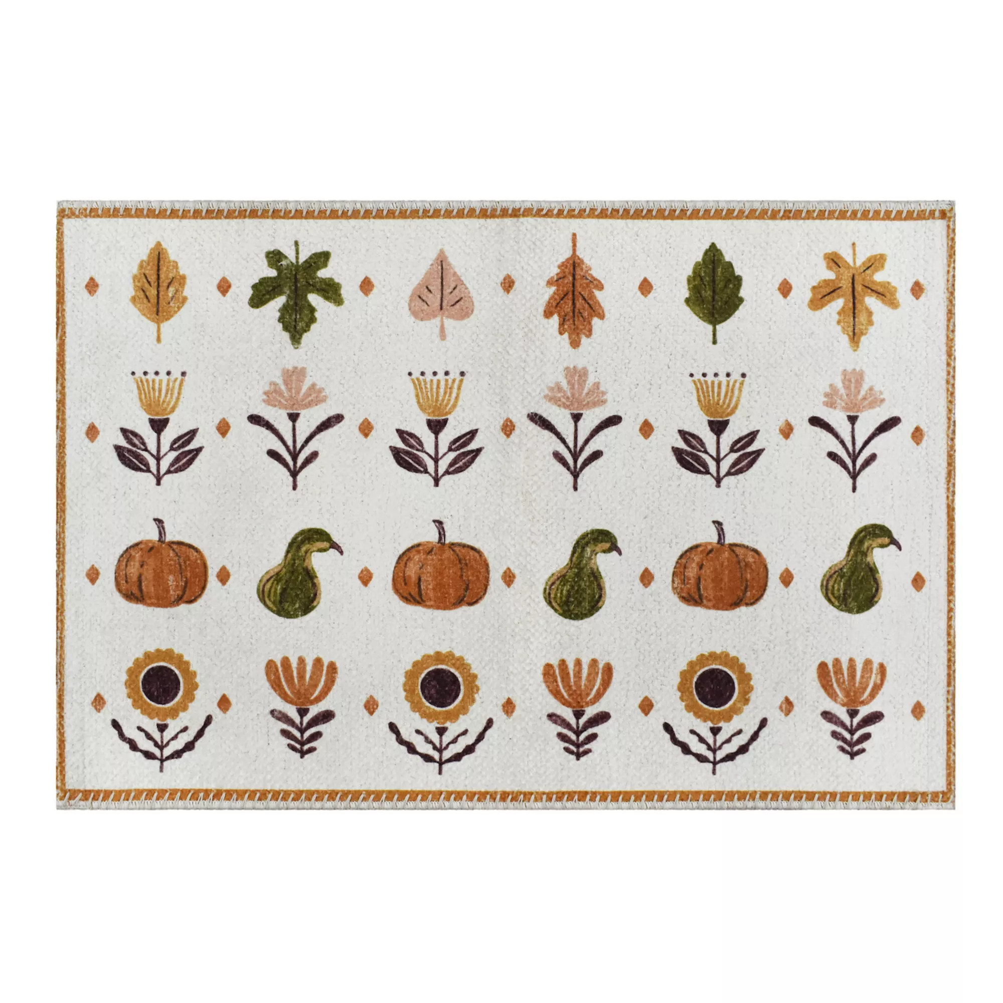 Celebrate Together™ Fall Washable Fall Icons 20" x 30" Area Rug | Kohl's