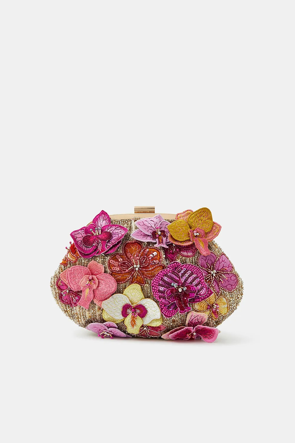 Bags & Purses | 3D Flower Embellished Clutch Bag | Accessorize | Debenhams UK