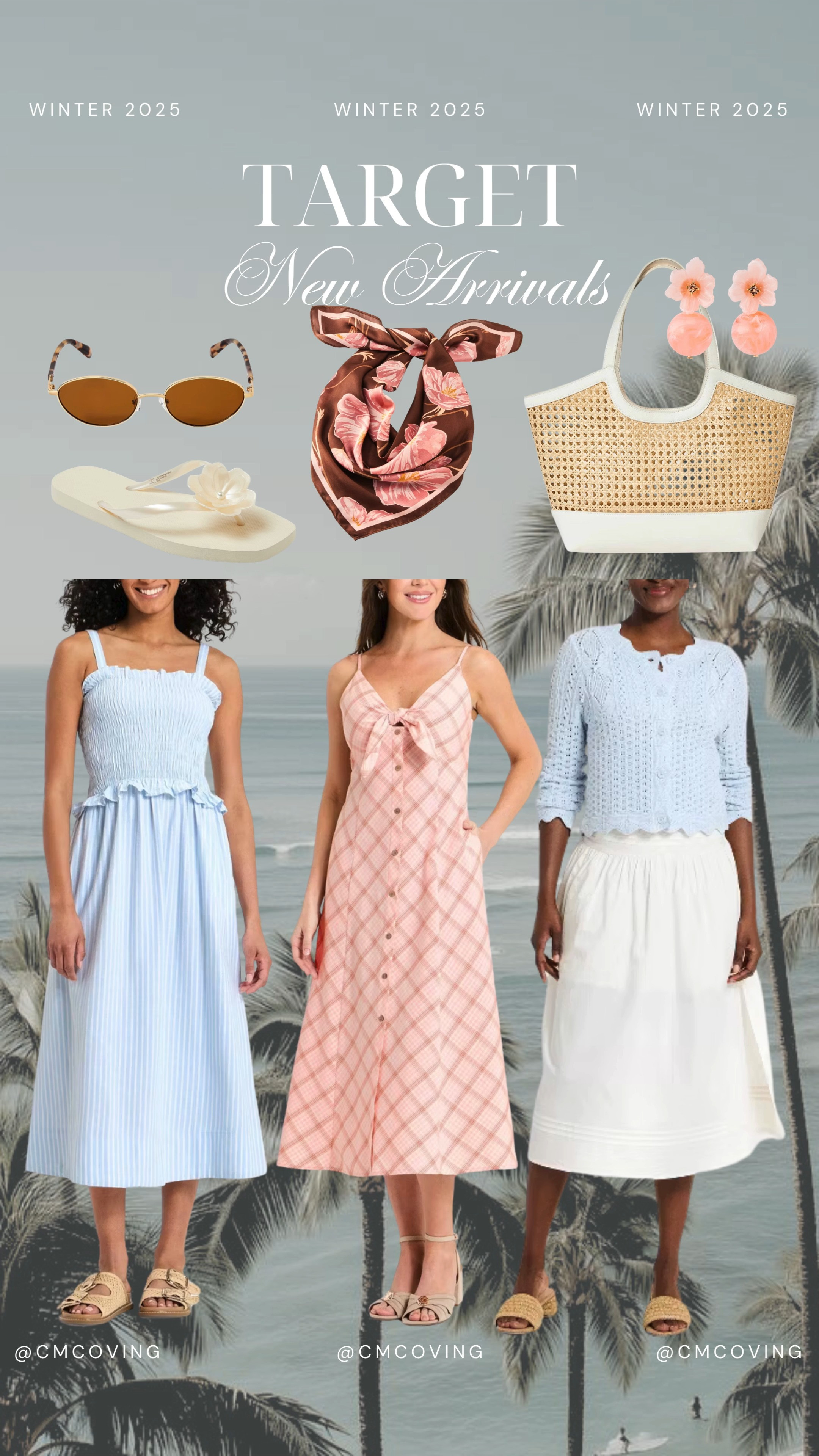 Target New Arrivals 🩵 Spring break, vacation, swimsuits, bikini, love shack fancy look alike, flip flops, beach towels, sunglasses, target, dress, easter dress, vacation dress  

 #LTKSpringSale #LTKootd #LTKSeasonal