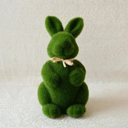 Artificial Moss Bunny ,Garden Statues Ornaments Turf Grass Rabbit Garden Statues Ornaments Easter De | Walmart (US)