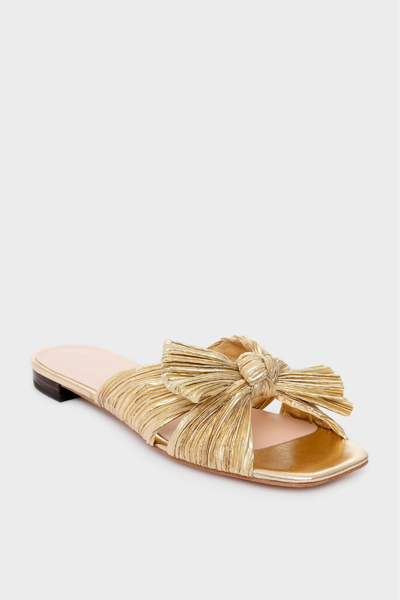 Gold Daphne Knot Flat Sandal | Tuckernuck (US)