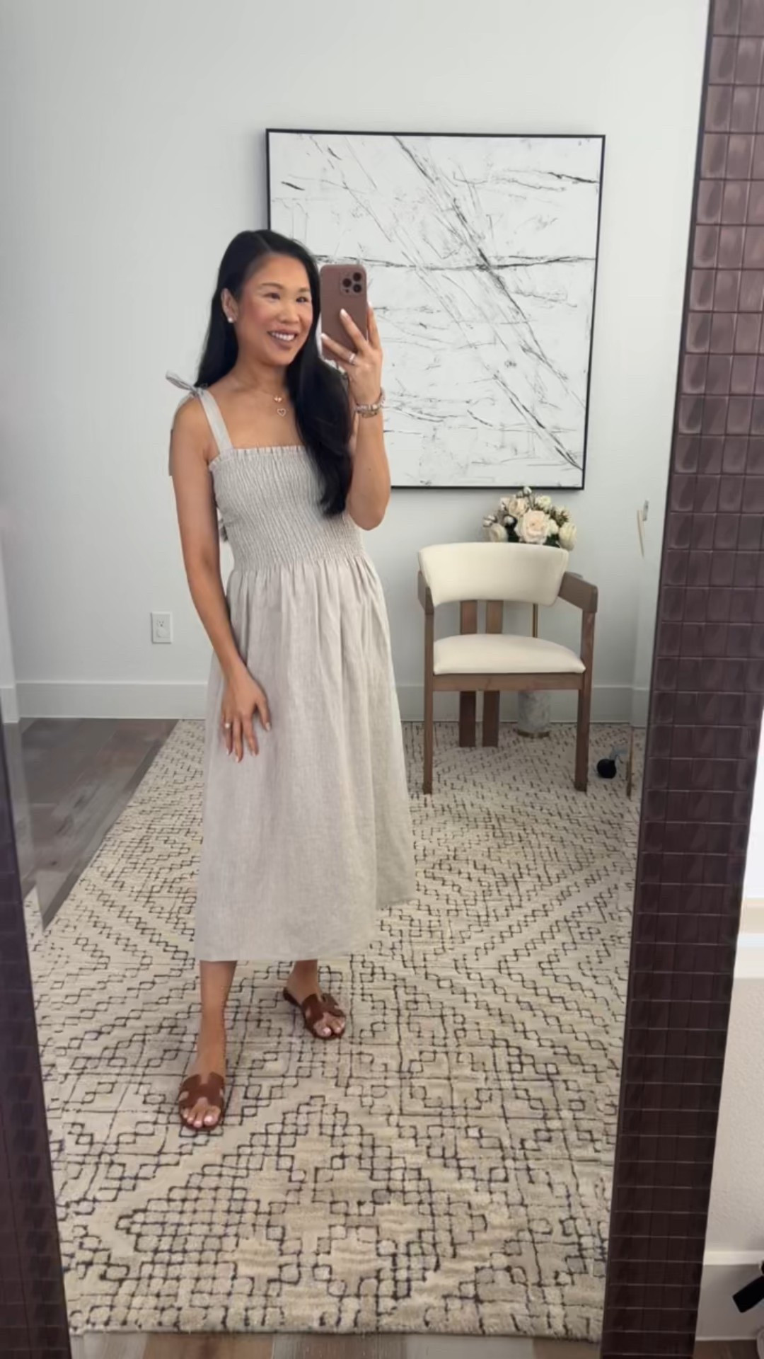 Linen dress that is perfect for the summertime! On sale for up to 50% off for Aritzia members. Love the straps and it is so comfortable! 

#LTKSummerEdit #LTKStyleTip #LTKSaleAlert