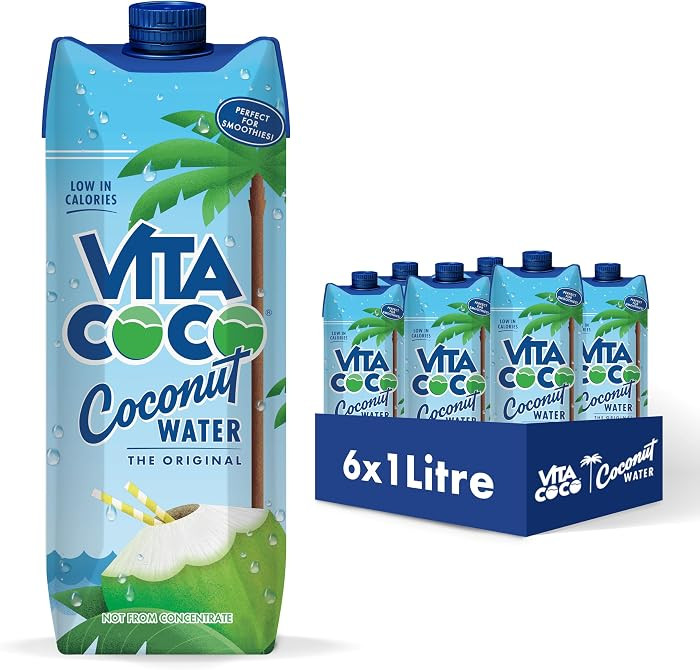 Vita Coco Coconut Water, Original, 33.8 Oz (Pack of 6) | Amazon (US)