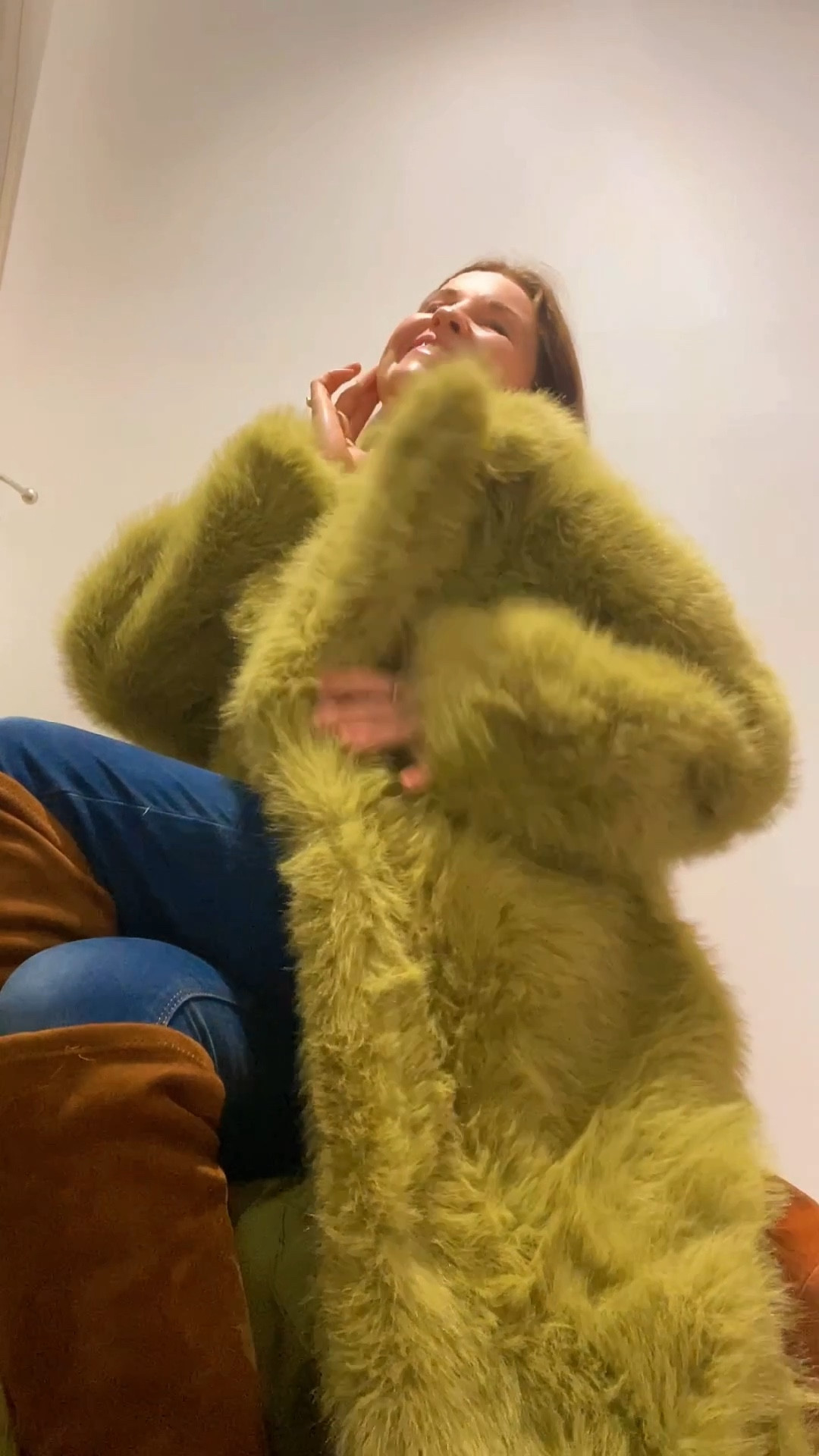 Green Faux Fur Super-Long Coat ! 
The colour and feel of this coat is stunning!!!!! The perfect festive coat to snuggle in and look so glam in !

#coat #fauxfur 

#LTKstyletip #LTKFashionMonth #LTKautumn