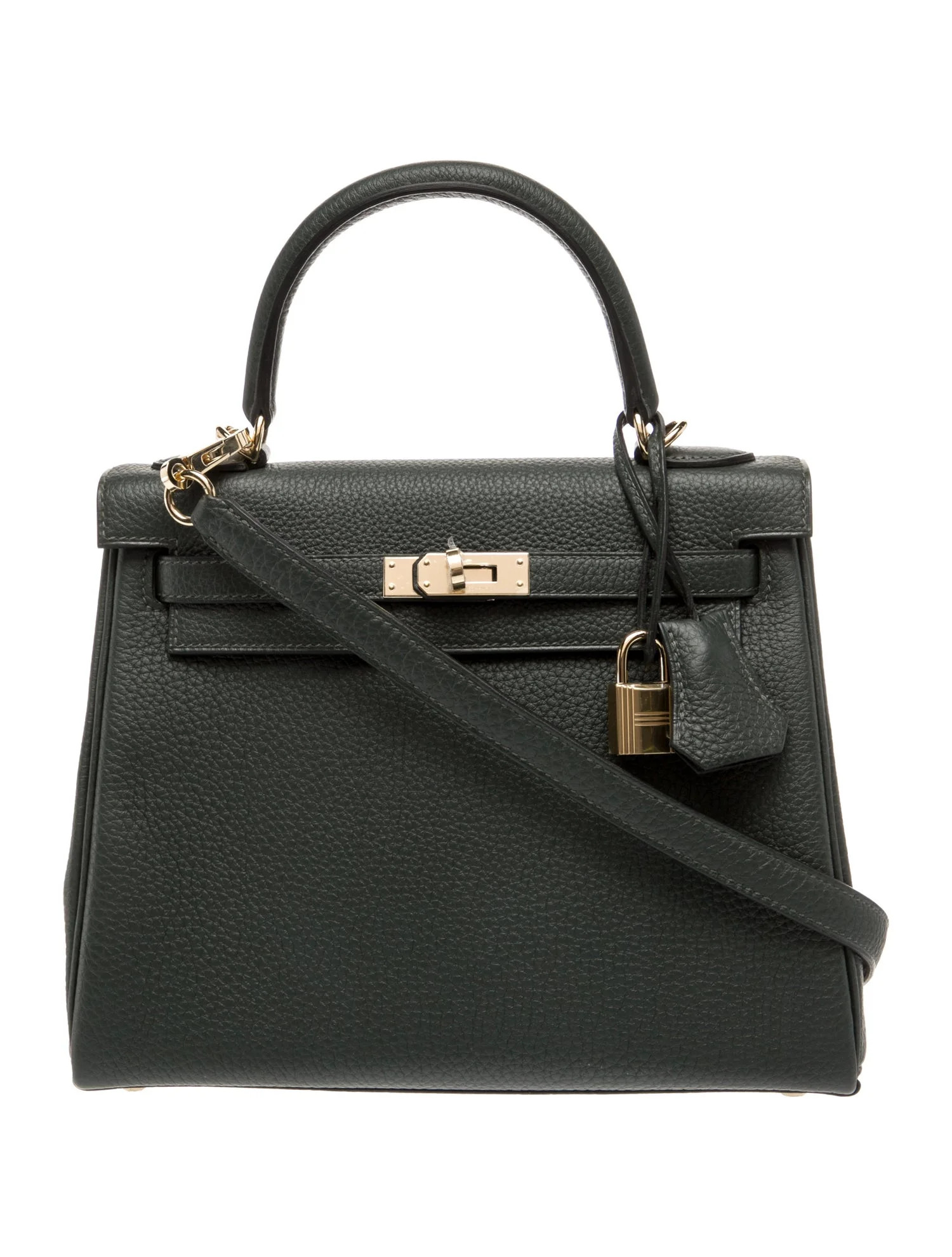 Hermès 2025 Togo Kelly II Retourne 25 - Green Handle Bags, Handbags - HER776290 | The RealReal | The RealReal