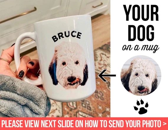 Dog Mug Personalized with your dog's photo and name | Etsy | Etsy (US)