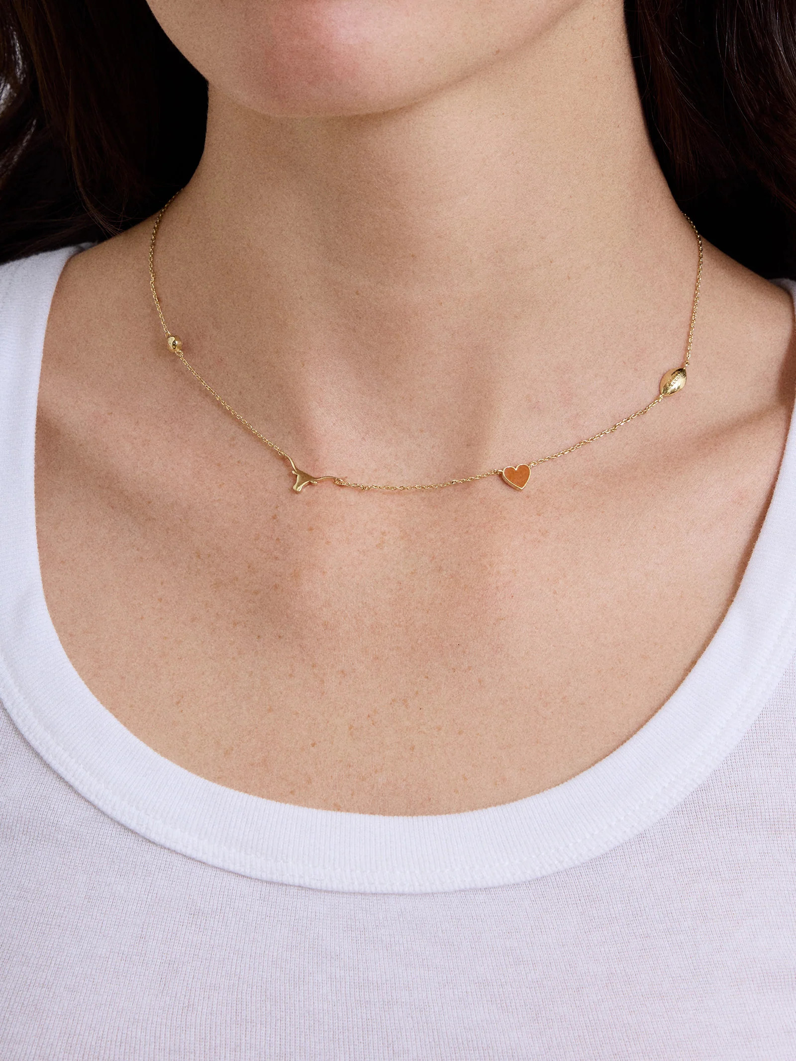 University of Texas at Austin Spaced Charm Necklace - University of Texas at Austin | BaubleBar