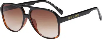 Kingston Aviator 60mm Oval Sunglasses | Nordstrom