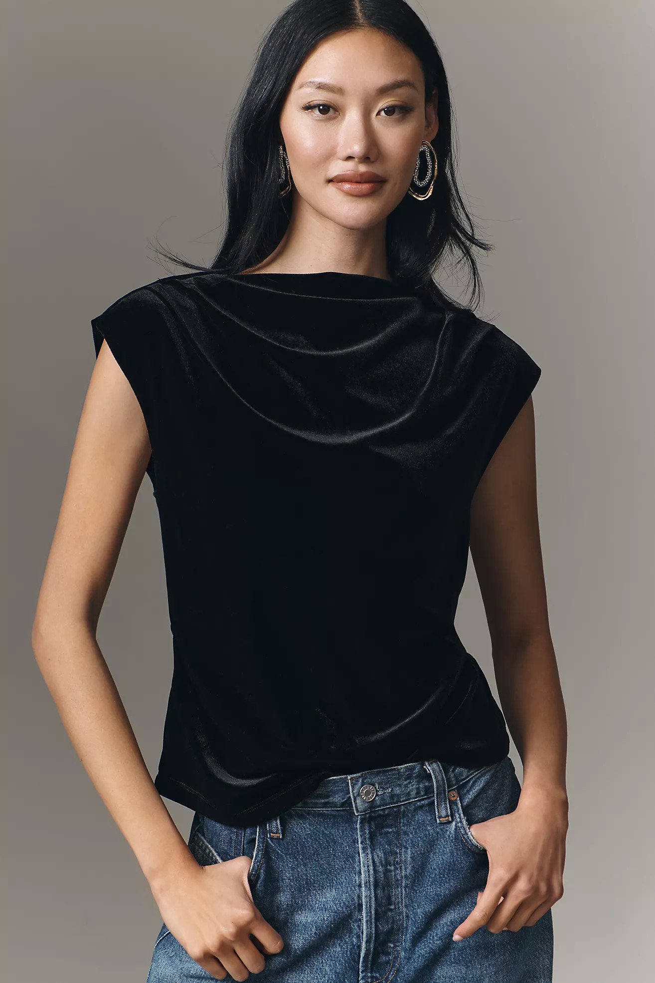 Sanctuary Pleated-Sleeve Top | Anthropologie (US)