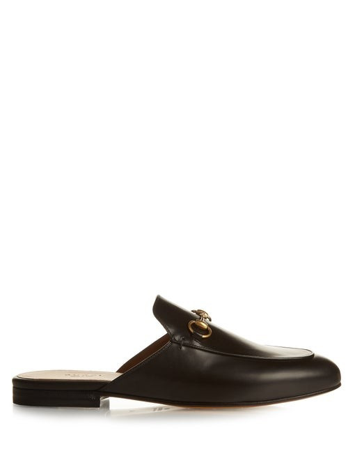 Princetown leather backless loafers | Matches (UK)