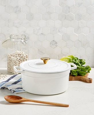 Enameled Cast Iron Round 6-Qt. Dutch Oven, Created for Macy's | Macys (US)